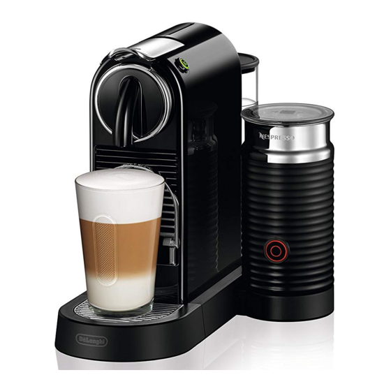DeLonghi Nespresso Citiz&Milk EN267 Manuals