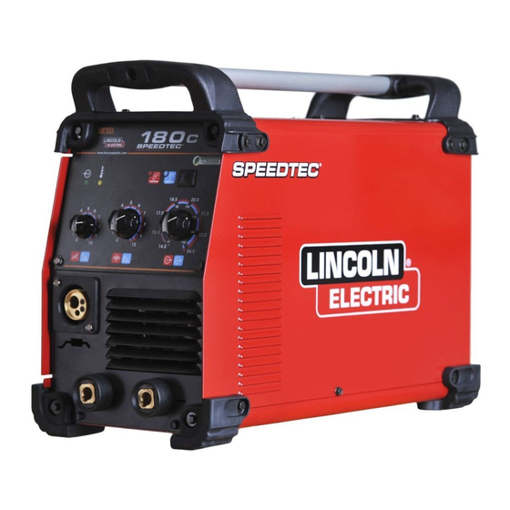 Lincoln Electric SPEEDTEC 180C Operator's Manual