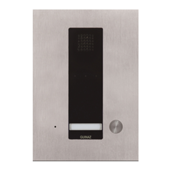 Guinaz PDV501SIP Installation Manual