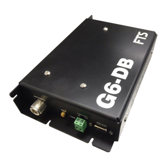FTS G6-DB Manuals
