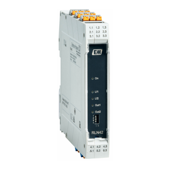 Endress+Hauser RLN42 Manuals
