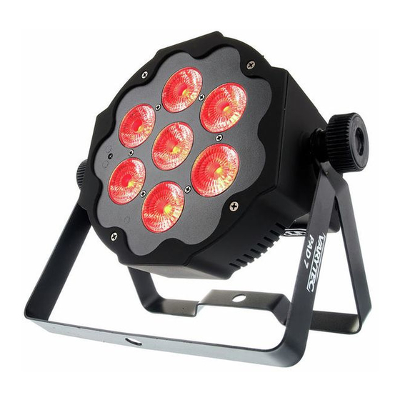 Varytec LED Pad 7 7x10W 6in1 RGBWAUV User Manual