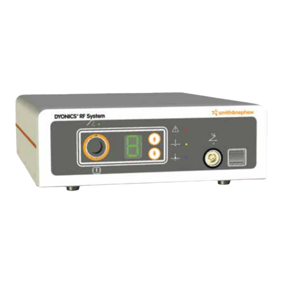 smith&nephew DYONICS RF System User Manual