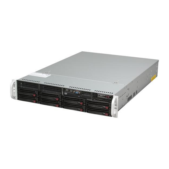 Supero SUPERSERVER 6026T-3RF User Manual