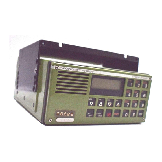 Sailor RT2047 Technical Manual