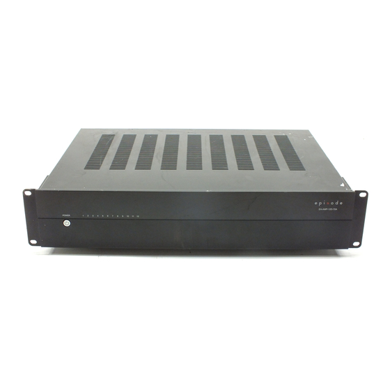 Episode EA-AMP-12D-70A Owner's Manual