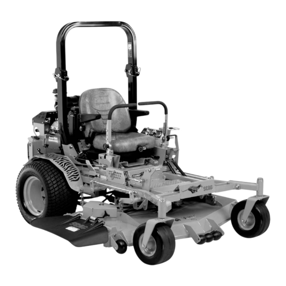 Scag Power Equipment Turf Tiger STT61V-31EFI-SS Operator's Manual