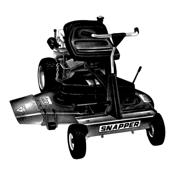 Snapper 33115SC Parts Manual