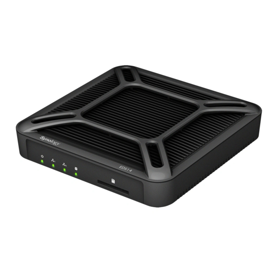 Synology EDS14 Quick Installation Manual