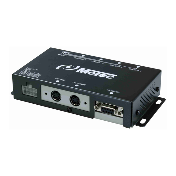 Motec MB1405-Quad Installation And Operating Instructions Manual
