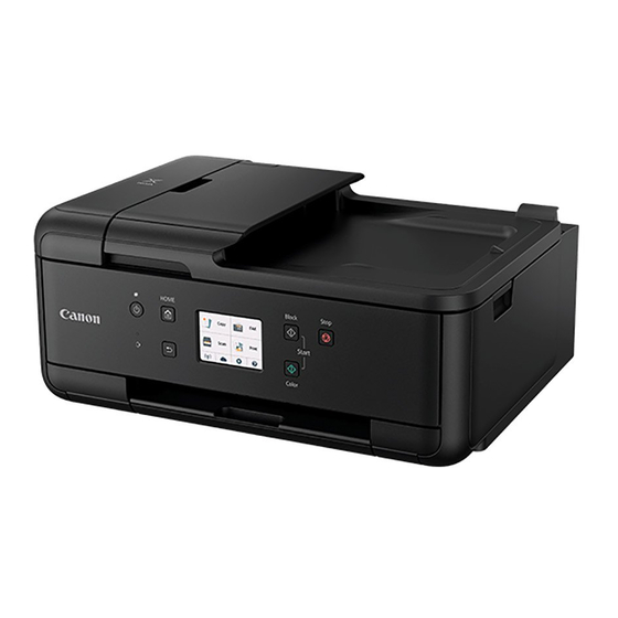 Canon PIXMA TR7540 Manuals