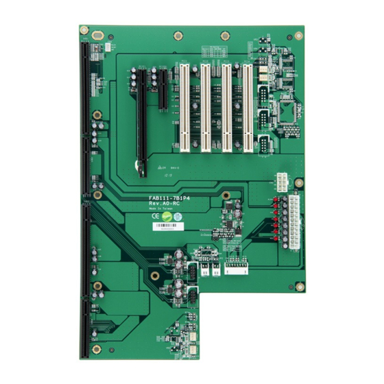 AXIOMTEK FAB111-7B1P4 Quick Installation Manual