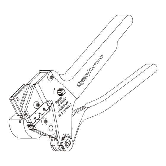 Tyco Electronics 9-1579004-7 Instruction Sheet