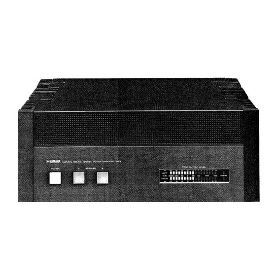 Yamaha M-2 Owner's Manual