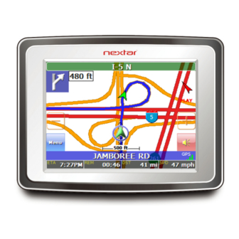 Nextar X3-03 - Automotive GPS Receiver Software Manual