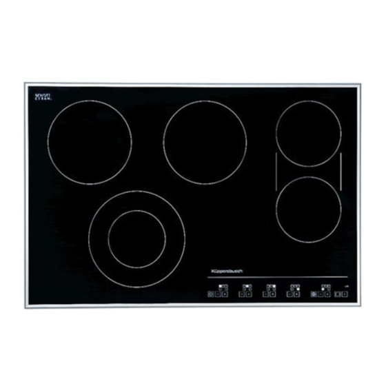 Kuppersbusch EKE 854.2 Instructions For Use And Installation Instructions