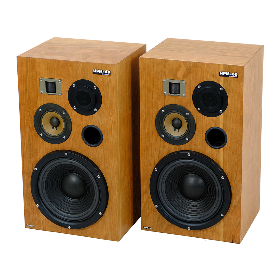 Pioneer HPM-60 Service Manual