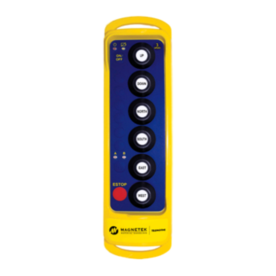 Magnetek Telemotive TelePendant Programming And Users Manual