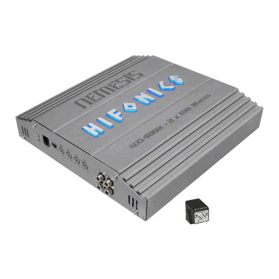 Hifonics nemesis series NXi4002 User Manual