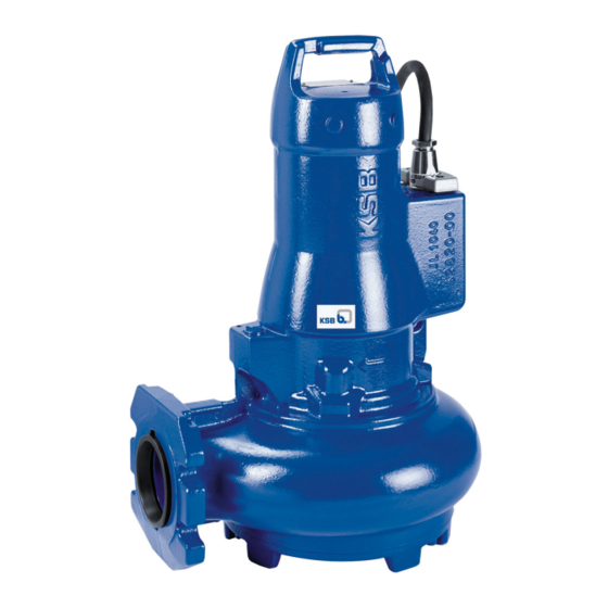 KSB Amarex KRT Installation & Operating Manual