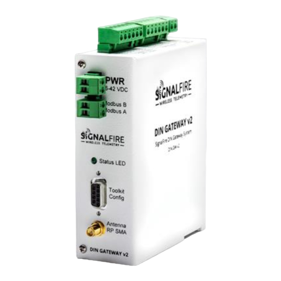 User Manuals: signalfire DIN Gateway v2 Wireless Sensor