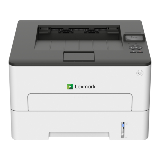 Lexmark B2236dw Quick Reference