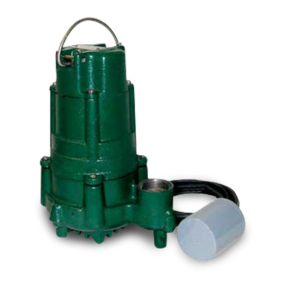 Zoeller 55/59 Series Installation Instructions Manual