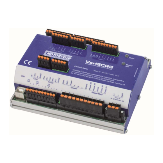 Motortech VariSCR Operating Manual