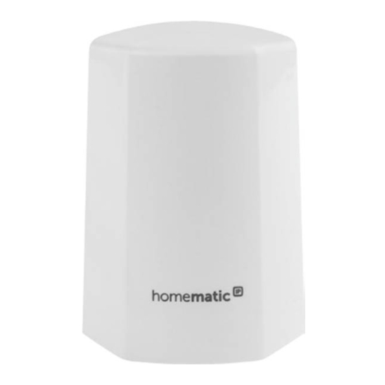 HomeMatic HmIP-STHO Installation And Brief Instructions