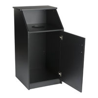 Displays2Go LCKDTLCSBK2 Assembly Instructions