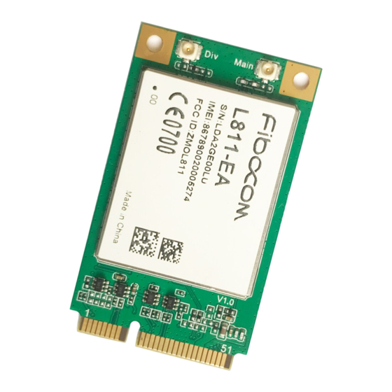 Fibocom L811-EA Series Hardware User Manual