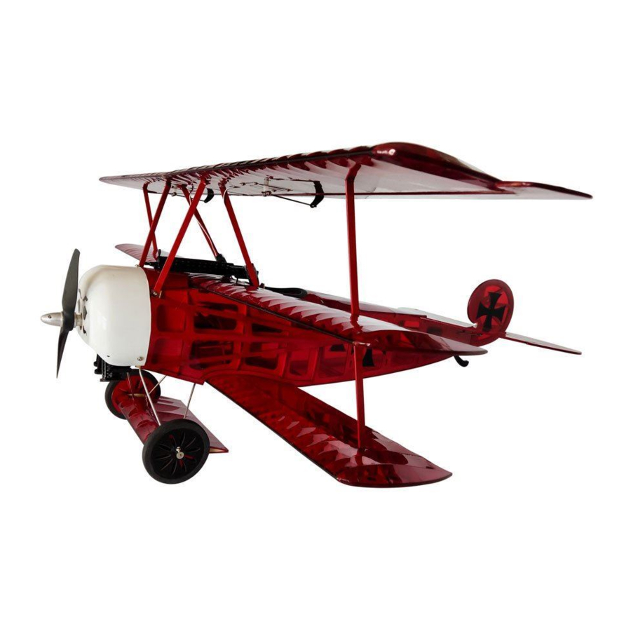 Dancing Wings Hobby Fokker Dr.I - Triplane Toy Manual