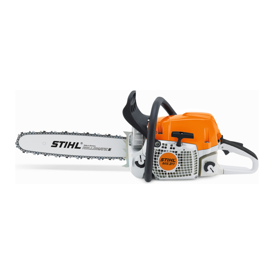 Stihl MS 311, MS 391 - Chainsaw Manual