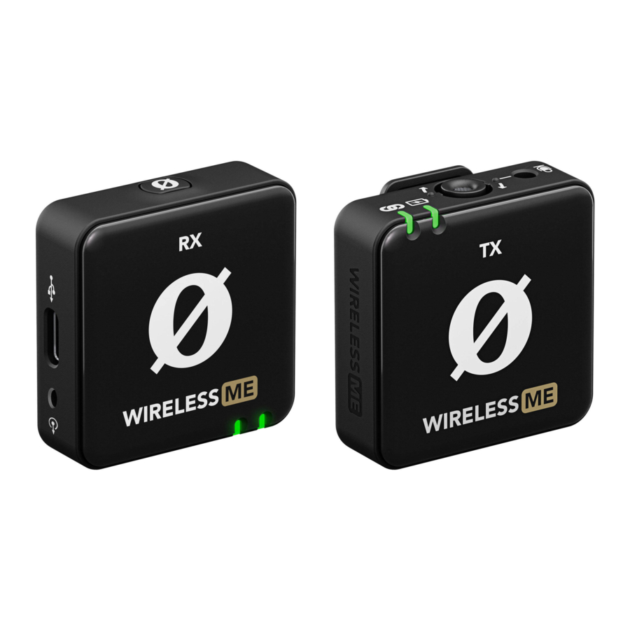 RODE WIRELESS ME Manual