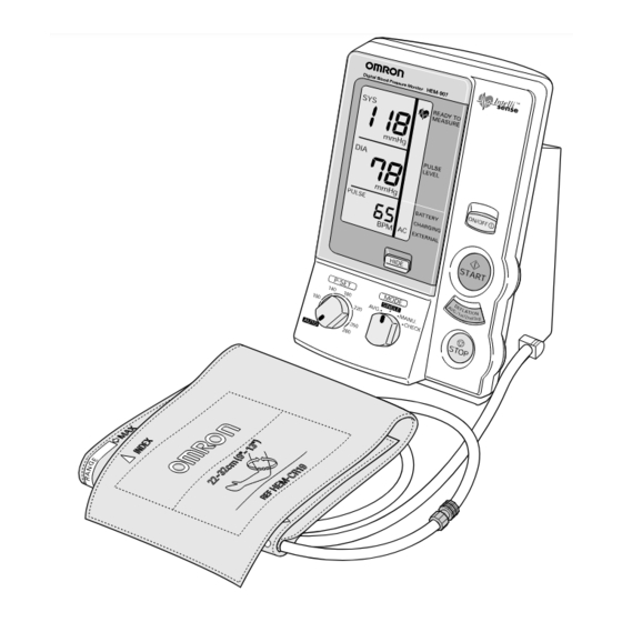 Omron IntelliSense HEM-907 Instruction Manual