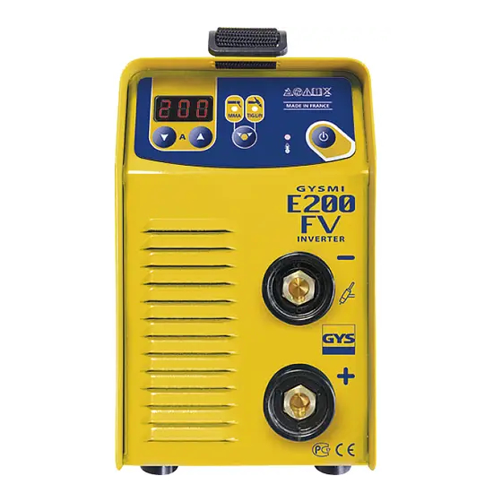 GYS Gysmi E200 FV Manual