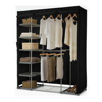 Argos Triple Metal And Polycotton Wardrobe Assembly Lnstructions