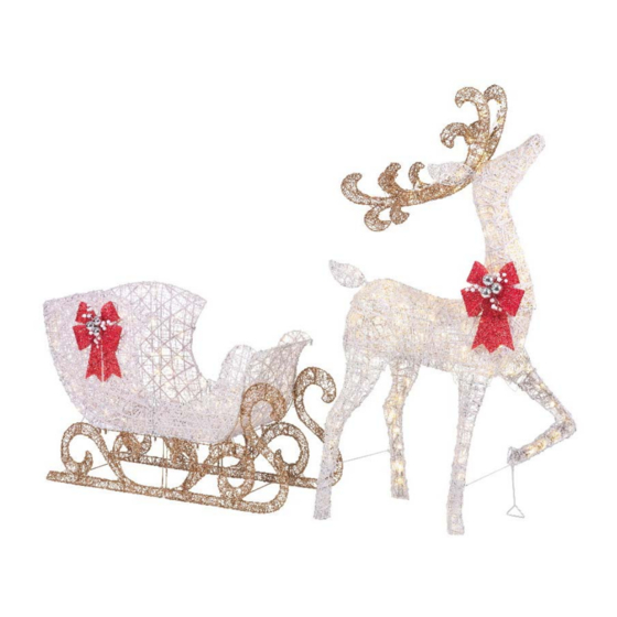 Home Accents Holiday TY407-408-1911 Assembly Instructions