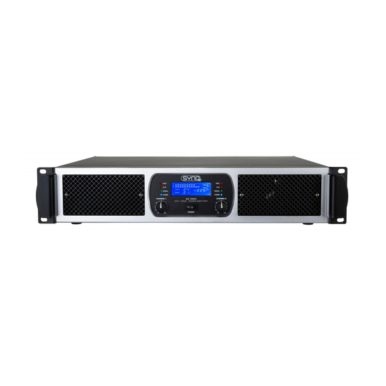 SYNQ SE-1800 Operation Manual