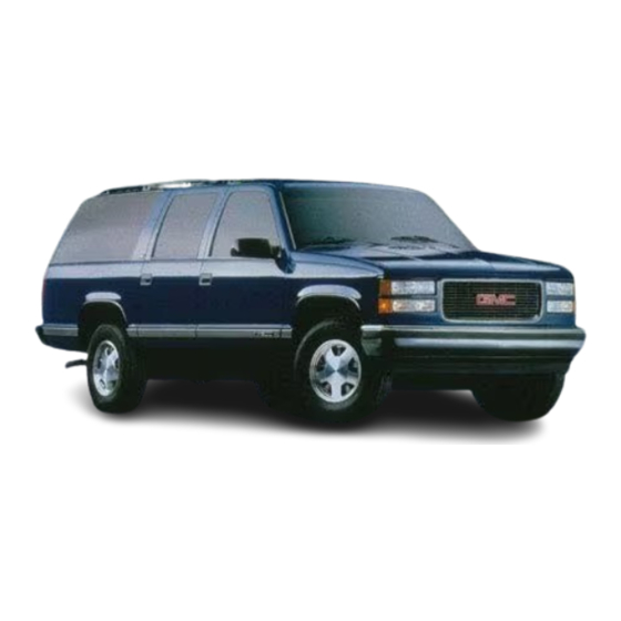 GMC 1999 Suburban Owner's Manual