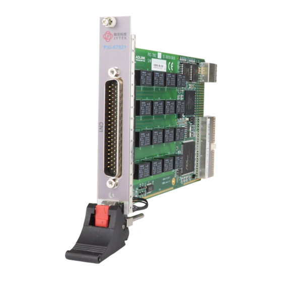 JYTEK PXI-67921 User Manual