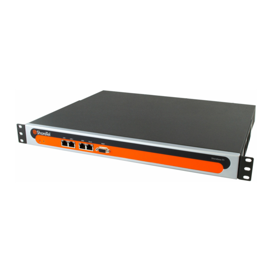 ShoreTel ShoreGear-T1 Quick Install Manual