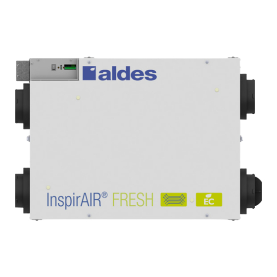 aldes InspirAIR EK120-HRX-N Installation, Operation & Maintenance Manual