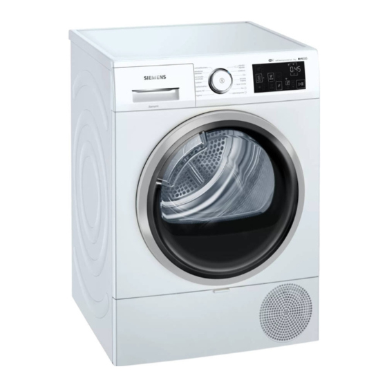 Siemens WT47URH2ES User Manual And Installation Instructions