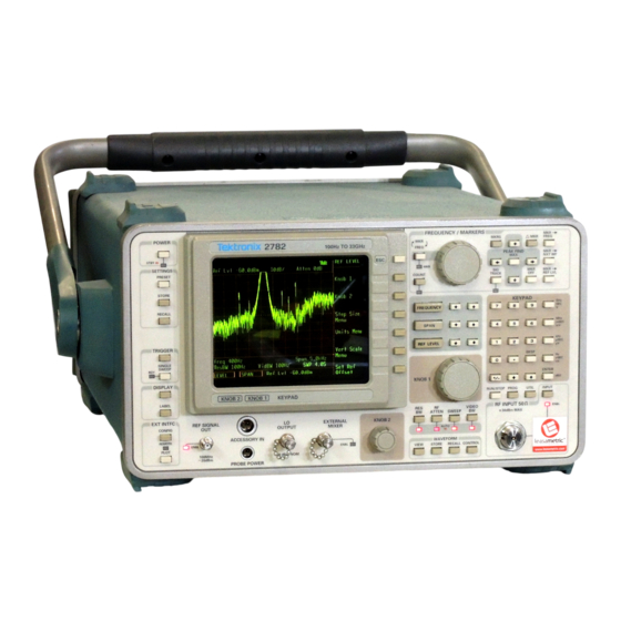 Tektronix 2782 Manual