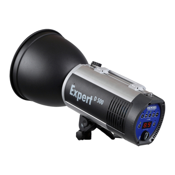 Hensel EXPERT D 500 User Manual