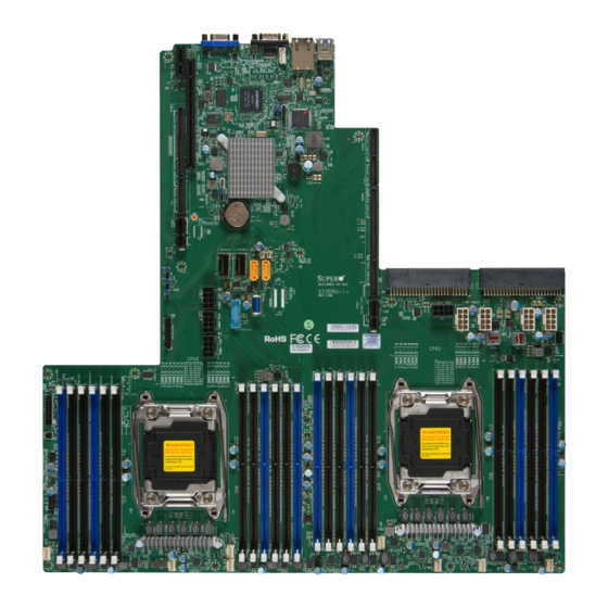 Supermicro SUPERO X10DRU-i+ Manuals