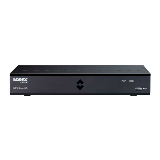 Lorex LHA4100 Series Quick Networking Manual