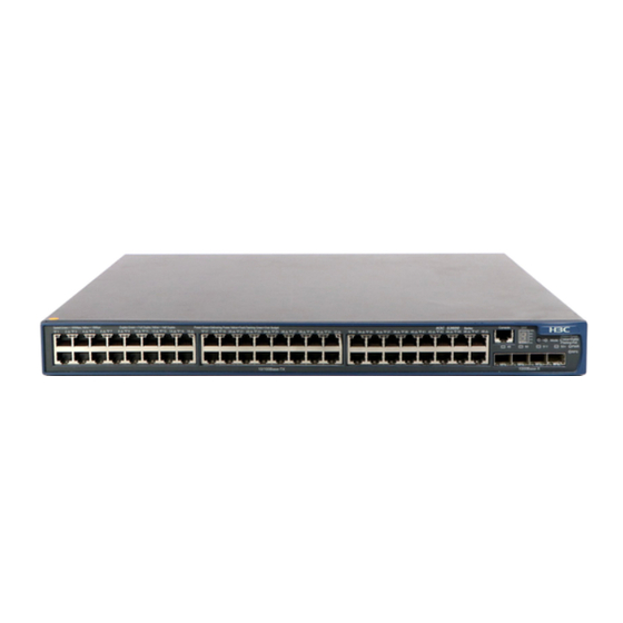 H3C S3600 Series Operation Manual