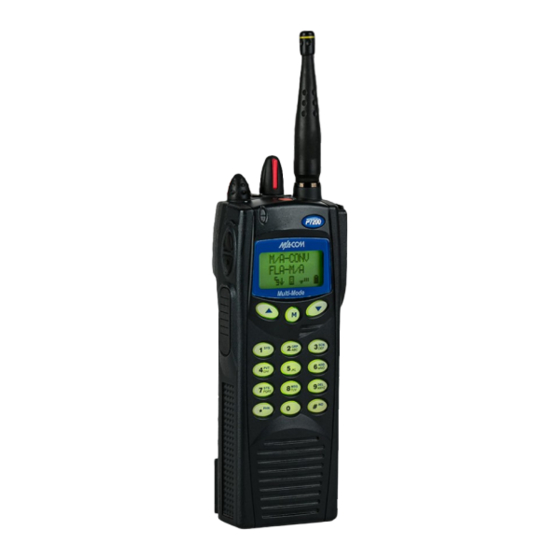 M/A-Com P7200 series Operator's Manual
